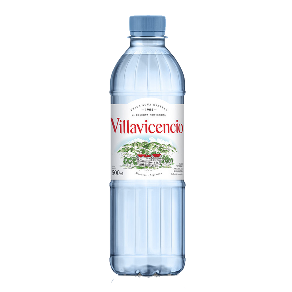 Agua mineral sin gas